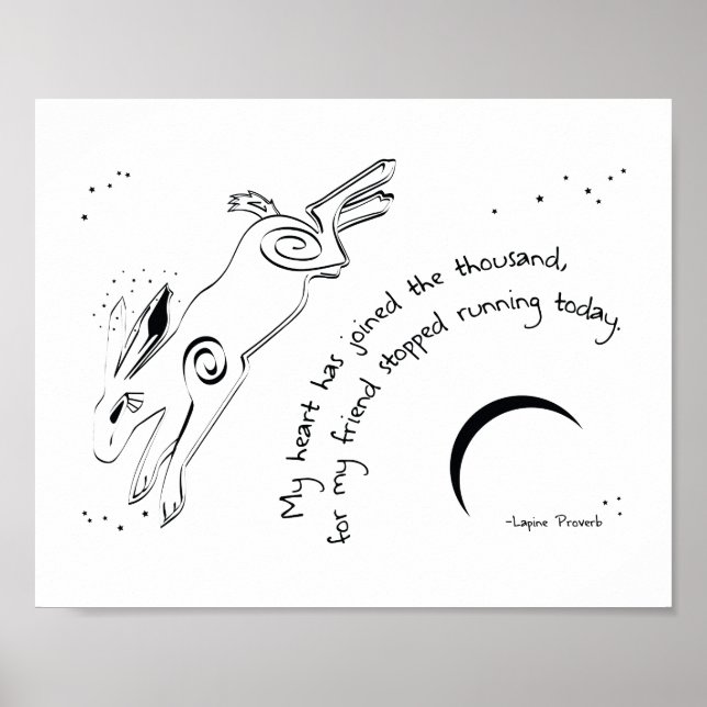 MEIN HERZ HAT SICH DEN TAUSENDEN GEBUNDEN POSTER (Vorne)