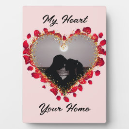 Mein Herz Ihre Zuhause Herz Rahmen Custom Foto Pla