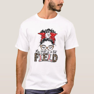 Mein Herz ist am Tag der Mutter in dieser Mama. T-Shirt