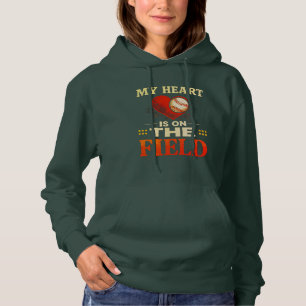 Mein Herz ist auf dem Feld Hoodie