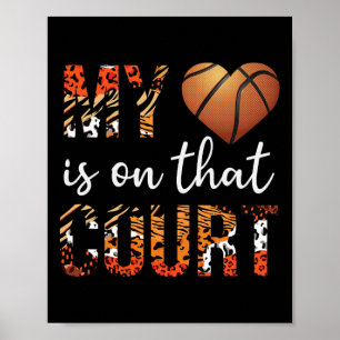 Mein Herz ist auf dem Hofe Hoops Sport Bysketbyll Poster