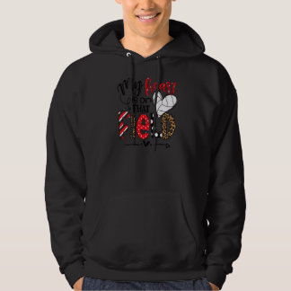 Mein Herz ist auf diesem Feld Volleyball Mama Leop Hoodie