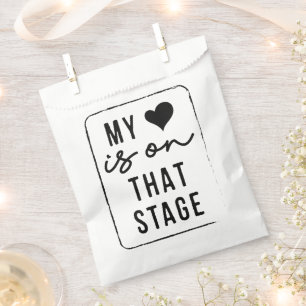 Mein Herz ist auf dieser Bühne Tanz Mama Vintag Re Geschenktütchen