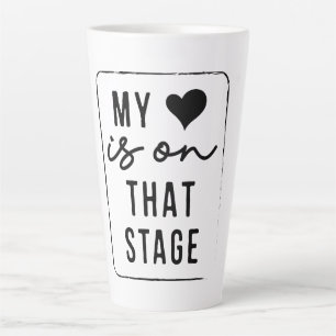 Mein Herz Ist Auf Dieser Tanzmama-Bühne Vintage Re Milchtasse