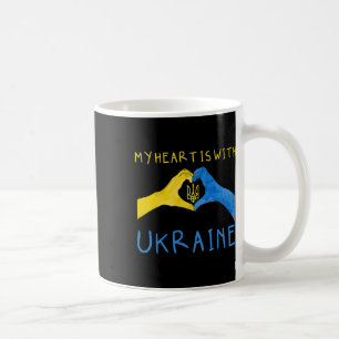 Mein Herz ist bei der Ukraine1 Kaffeetasse