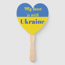 Mein Herz ist bei der Ukraine Fächer
