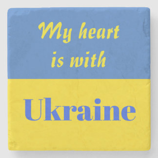 Mein Herz ist bei der Ukraine Steinuntersetzer