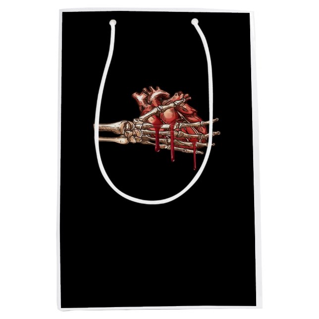 Mein Herz ist dein klassisches Handwerk Mittlere Geschenktüte (Vorderseite)