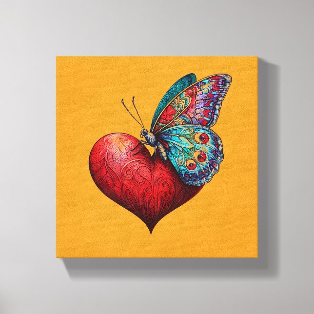 Mein Herz ist deins Leinwanddruck (Vorderseite)