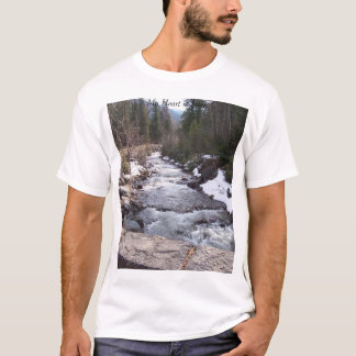 Mein Herz ist hier nahe dem Fluss T-Shirt