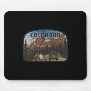 Mein Herz ist im Colorado Rocky Mountains Skifahre Mousepad