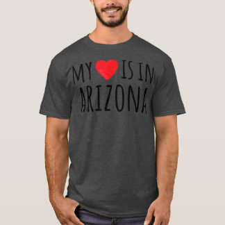 MEIN HERZ IST IN ARIZONA Niedlicher amerikanischer T-Shirt