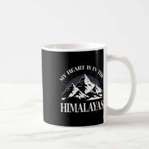 Mein Herz ist in den Himalajas Himalaya-Berg-Souve Kaffeetasse