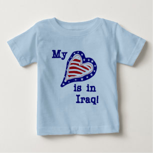 Mein Herz ist in Irakt-shirts und -geschenken Baby T-shirt