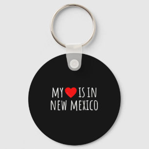 Mein Herz ist in New Mexico, süßer amerikanischer Schlüsselanhänger