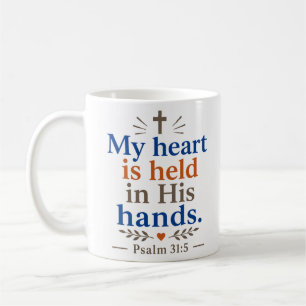 Mein Herz ist in seinen Händen Christlicher Glaube Kaffeetasse