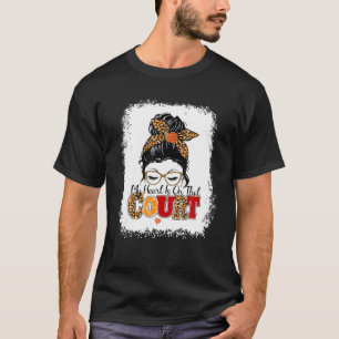Mein Herz liegt auf dem Basketball-Basketball-Bask T-Shirt