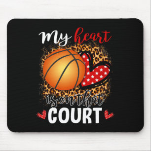 Mein Herz liegt auf dem Hof, Bysketbyll Leopard Pa Mousepad