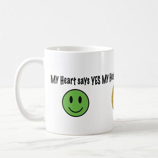 Mein Herz sagt ja… Kaffeetasse (Links)