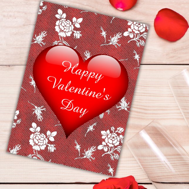 Mein Herz schlägt für dich Valentine Karte (Von Creator hochgeladen)