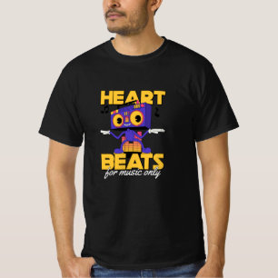 Mein Herz schlägt für Musik Nur Musikfreund lasse T-Shirt