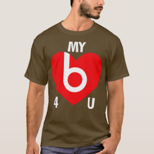 Mein Herz schlägt für Sie lustige Lieferwagen Line T-Shirt