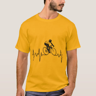 Mein Herz schlägt zum Radfahren T - Shirt