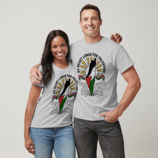 Mein Herz sehnt sich nach Palästina - Patriotische T-Shirt