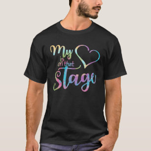 Mein Herz steht auf dieser Bühne für Tanzmusik Mam T-Shirt