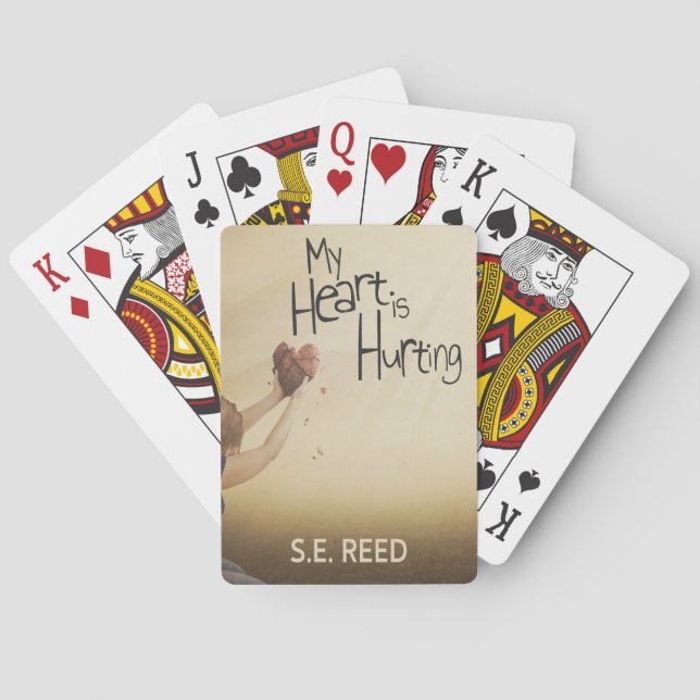 Mein Herz tut weh Spielkarten (Rückseite)