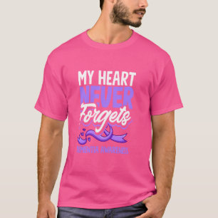 Mein Herz vergisst nie das Bewusstsein für Demenz T-Shirt