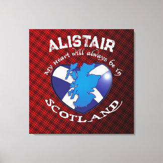 Mein Herz wird immer in SCOTLAND sein! Leinwanddruck
