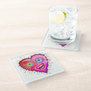 MEIN HERZEN WIRD LANGSAM SCHLIESSEN GLASUNTERSETZER