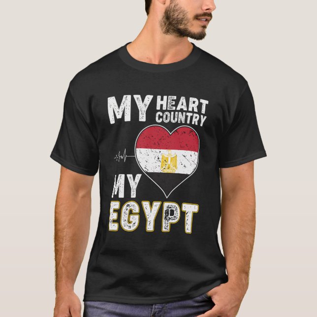 Mein Herzland mein Ägypten T-Shirt (Vorderseite)