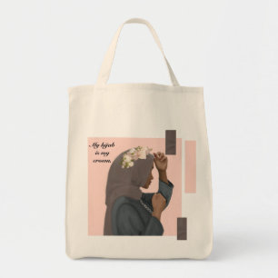 Mein Hijab ist meine Kronen-Tasche Tragetasche