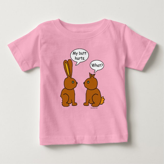 Mein Hintern tut weh! -Was ist? Baby T-shirt (Vorderseite)