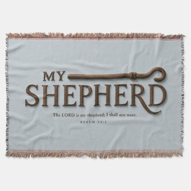 MEIN HIRTE | Mistblau | Psalm 23:1  Decke (Vorderseite)