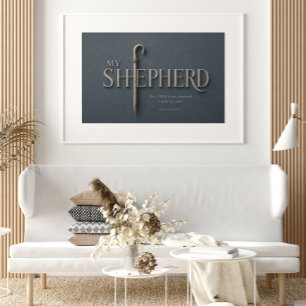 MEIN HIRTE   Psalm 23:1 Christlich Poster