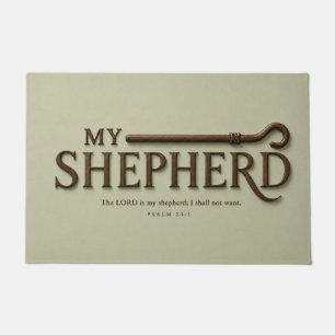 MEIN HIRTE Sanfte Salbei Psalm 23:1 Christlich Fußmatte