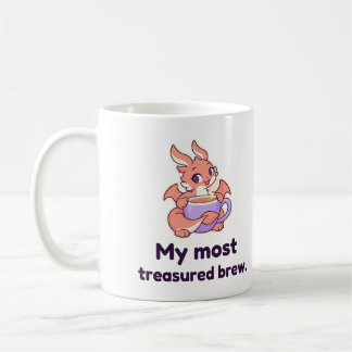 Mein höchstgeschätztes Gebräu Süßer Teedrache Kaffeetasse