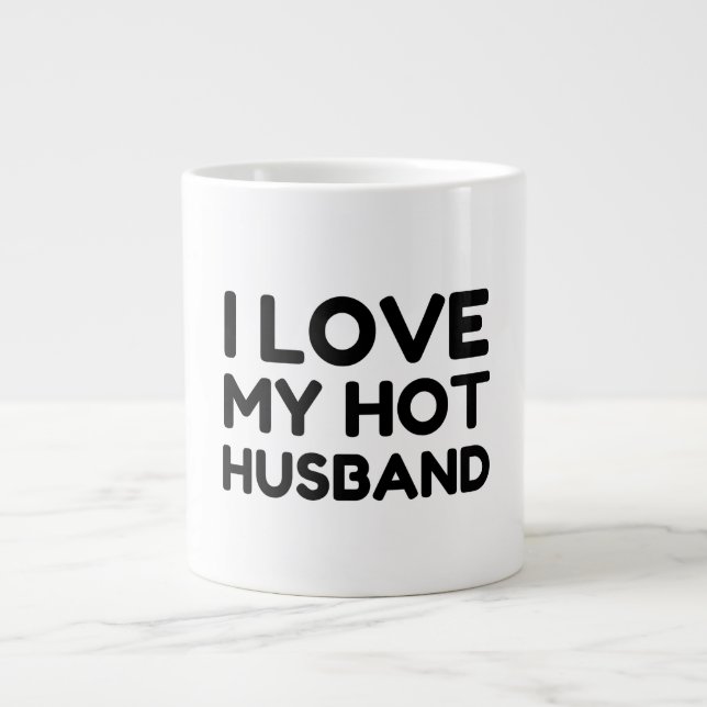 MEIN HOHES HUSBAND I LIEBE Jumbo-Tasse (Vorderseite)