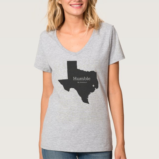 Mein Hometown T - Shirt bescheidenen Texas - (Vorderseite)