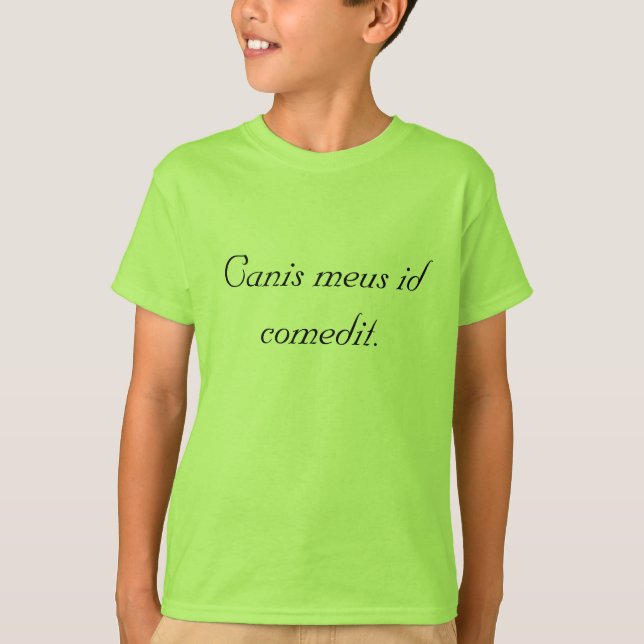 Mein Hund aß es! T-Shirt (Vorderseite)