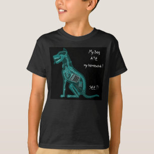 Mein Hund ASS meinen Hausaufgaben-T - Shirt