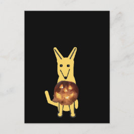 Mein Hund Buddy und Pumpkin, Postcard Postkarte