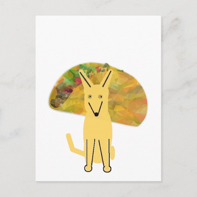 Mein Hund Buddy und Taco, Postkarte (Vorderseite)