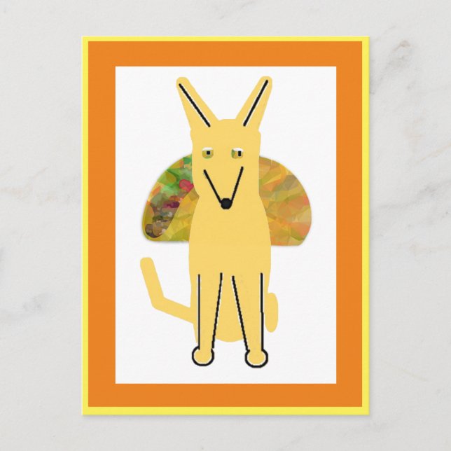 Mein Hund Buddy und Taco, Postkarte (Vorderseite)