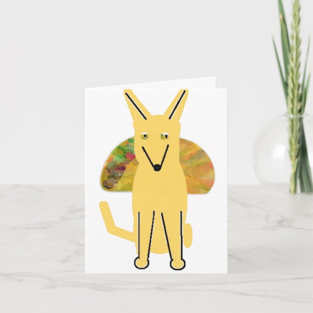 Mein Hund Buddy und Taco, Postkarte (Vorderseite)