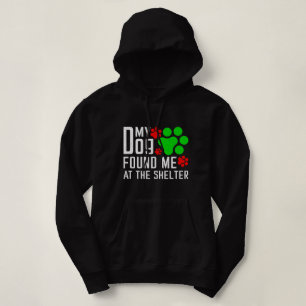 Mein Hund fand mich am Hund, der gerne lustig war Hoodie