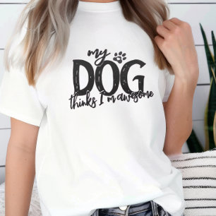 Mein Hund findet mich großartig Tri-Blend Shirt